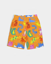 Load image into Gallery viewer, Kids Swim Shorts - Summer Right Meow
