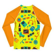 Load image into Gallery viewer, Kids Rash Guard - I Love The 90&#39;s
