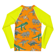 Load image into Gallery viewer, Kids Rash Guard - Dino Dive
