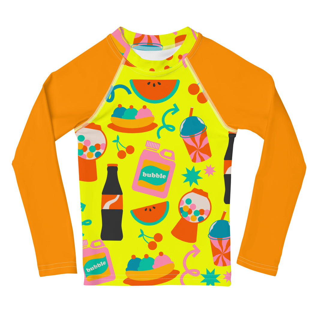 Kids Rash Guard - Sweet Treats