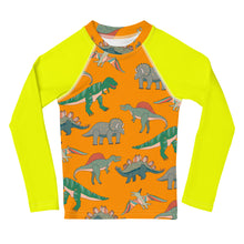 Load image into Gallery viewer, Kids Rash Guard - Dino Dive
