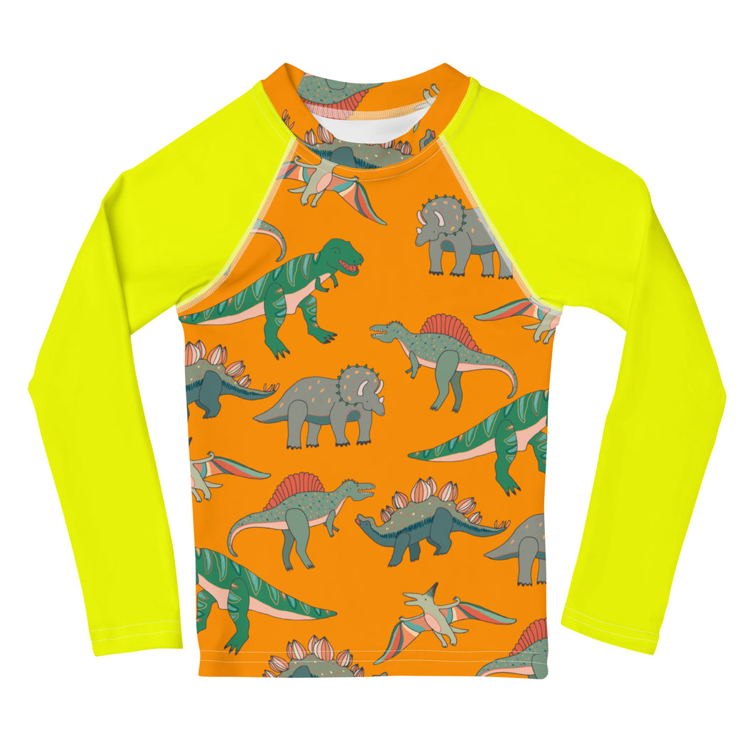 Kids Rash Guard - Dino Dive