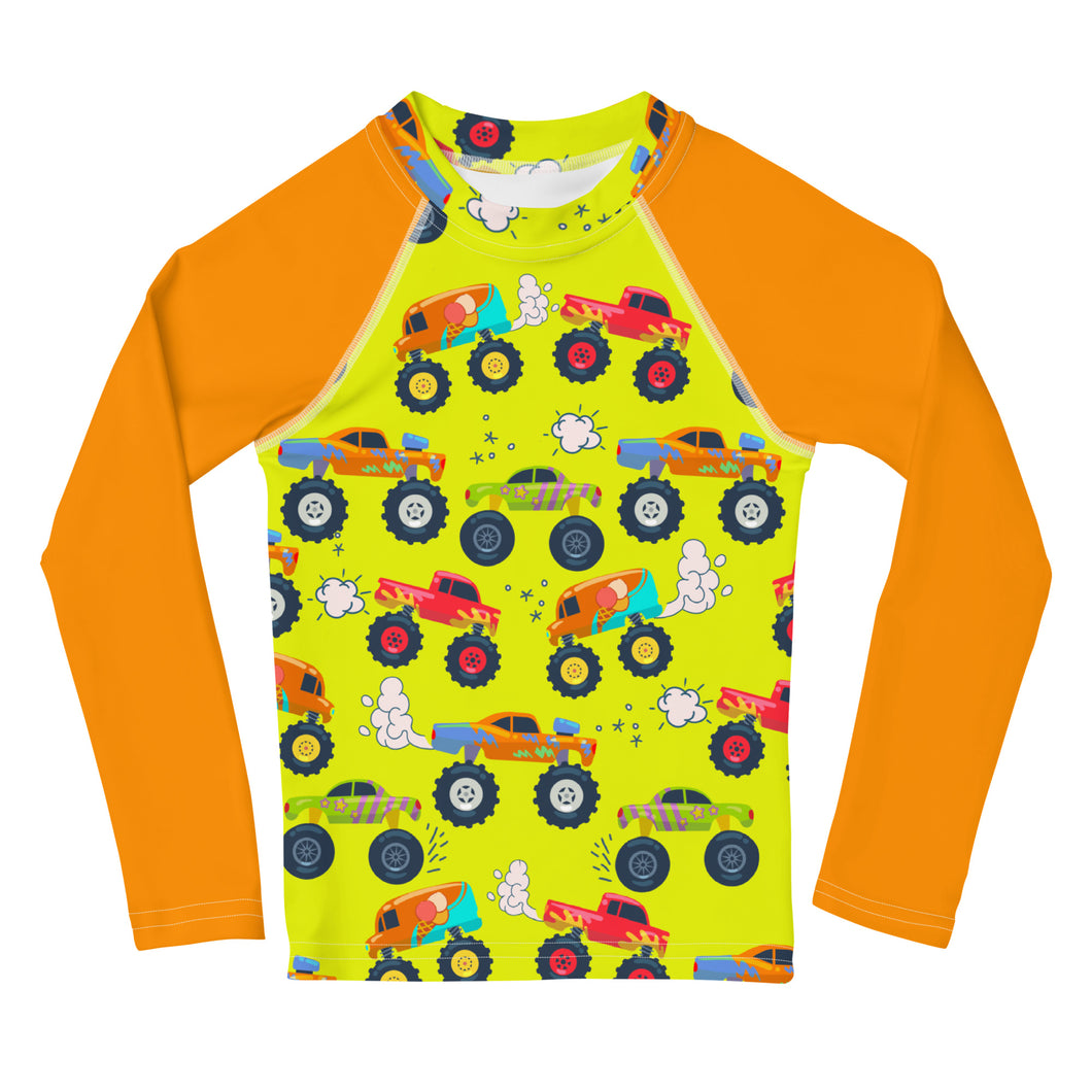 Kids Rash Guard - Monster Smash