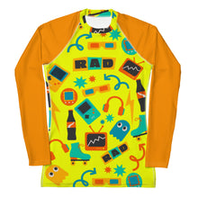 Load image into Gallery viewer, Match My Mini Women&#39;s Rash Guard - I Love The 90&#39;s
