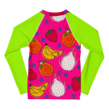 Load image into Gallery viewer, Kids Rash Guard - Fruity Cutie
