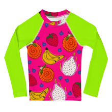 Load image into Gallery viewer, Kids Rash Guard - Fruity Cutie
