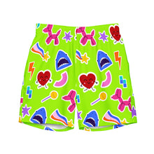 Load image into Gallery viewer, Match My Mini Swim Shorts- Sticker Bomb
