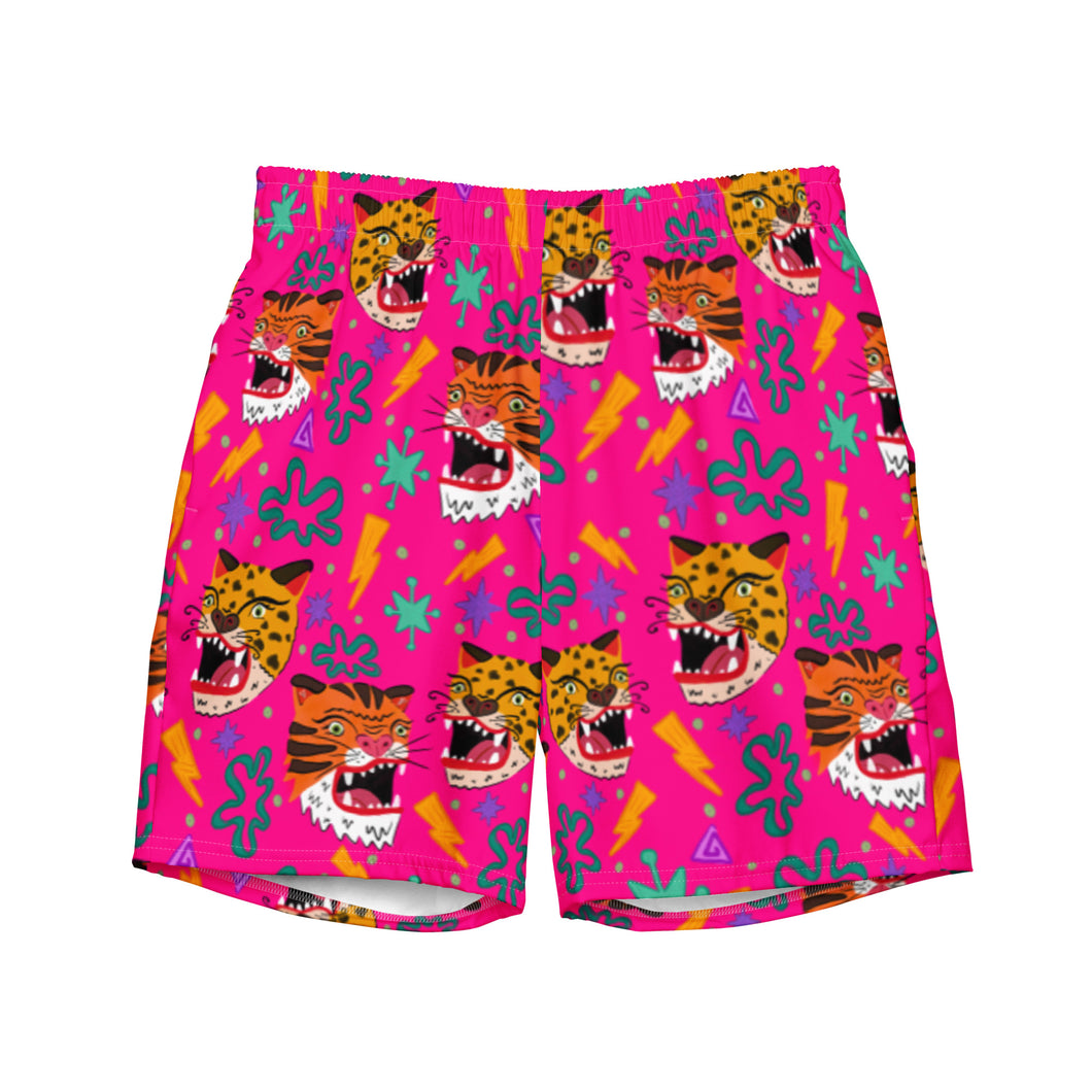 Match My Mini Swim Shorts-Big Cats