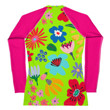 Load image into Gallery viewer, Match My Mini Women&#39;s Rash Guard - Once And Floral
