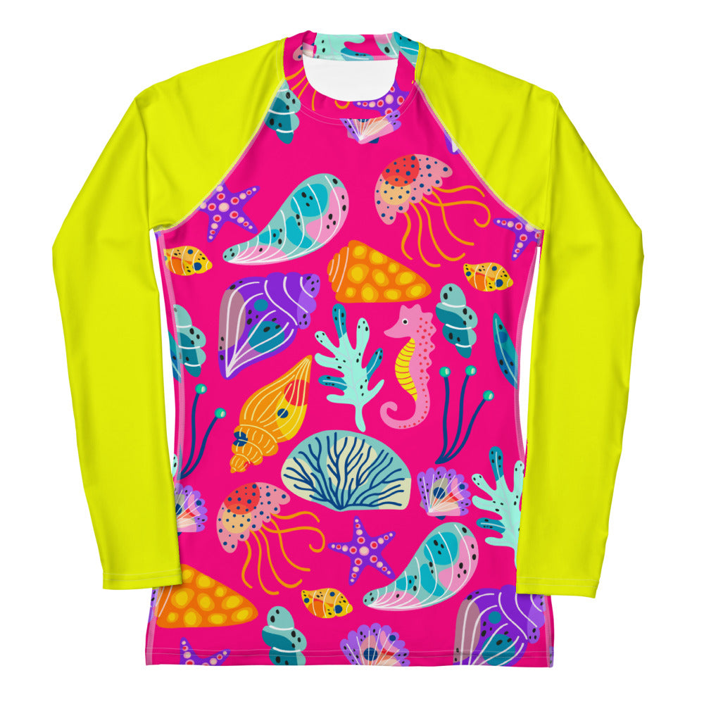 Match My Mini Women's Rash Guard - Shellebration